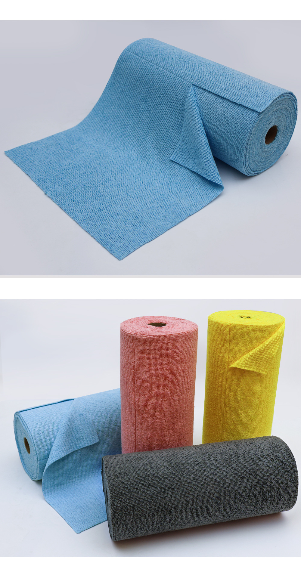 Tearable towels, ultrasonic heat-cutting edge, hand-torn towels, car wash and cleaning cloths in rolls, tearable and rolled cleaning cloths pic 6