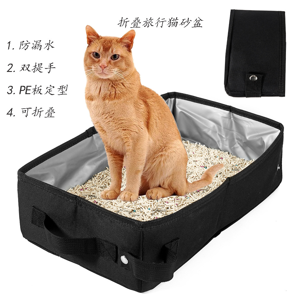 PETISFAM smart cat litter box with bag folding, large capacity deodorizing cat litter box, cat products pic 33