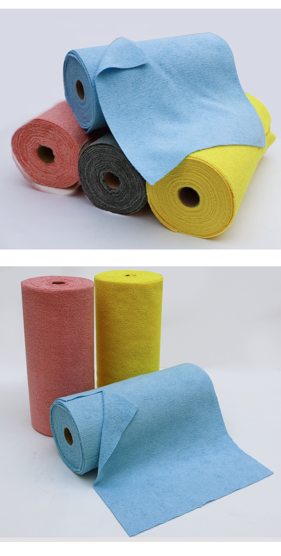 Tearable towels, ultrasonic heat-cutting edge, hand-torn towels, car wash and cleaning cloths in rolls, tearable and rolled cleaning cloths pic 11