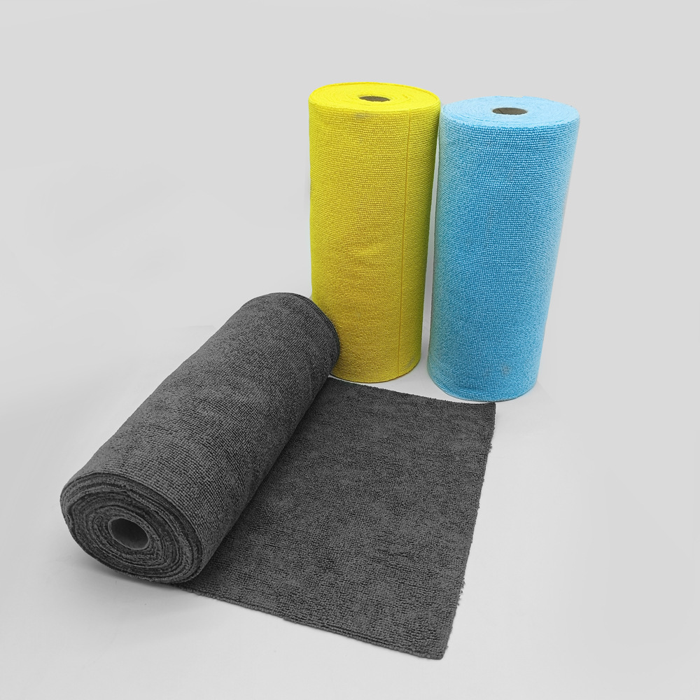 Tearable towels, ultrasonic heat-cutting edge, hand-torn towels, car wash and cleaning cloths in rolls, tearable and rolled cleaning cloths pic 14