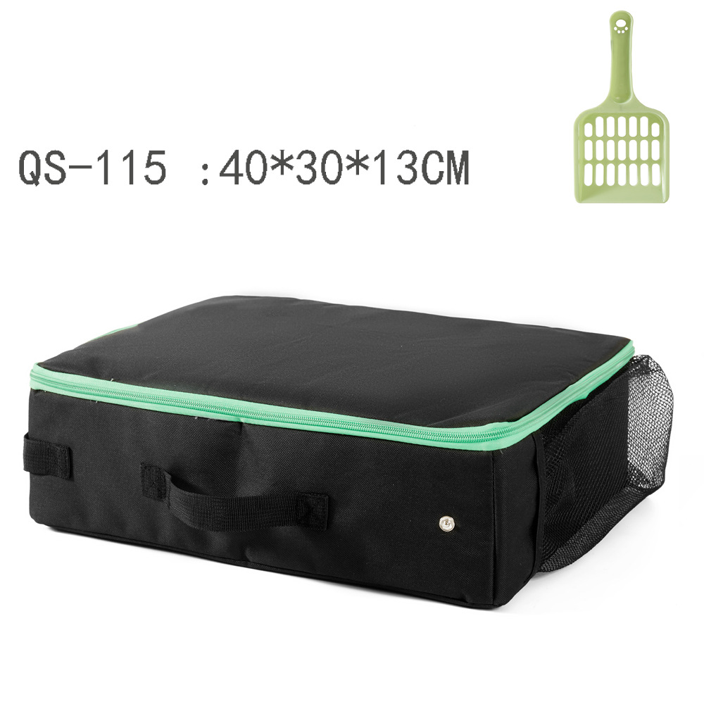 PETISFAM smart cat litter box with bag folding, large capacity deodorizing cat litter box, cat products pic 6
