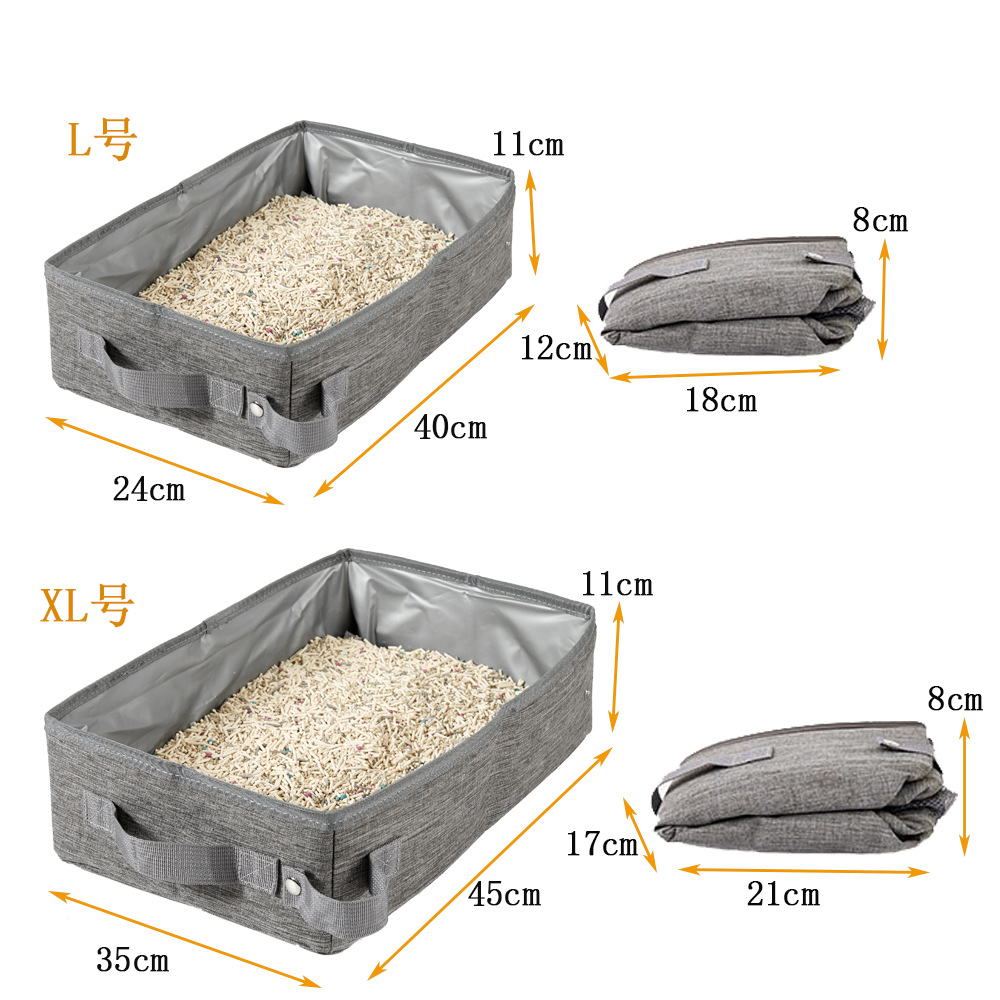 PETISFAM smart cat litter box with bag folding, large capacity deodorizing cat litter box, cat products pic 7