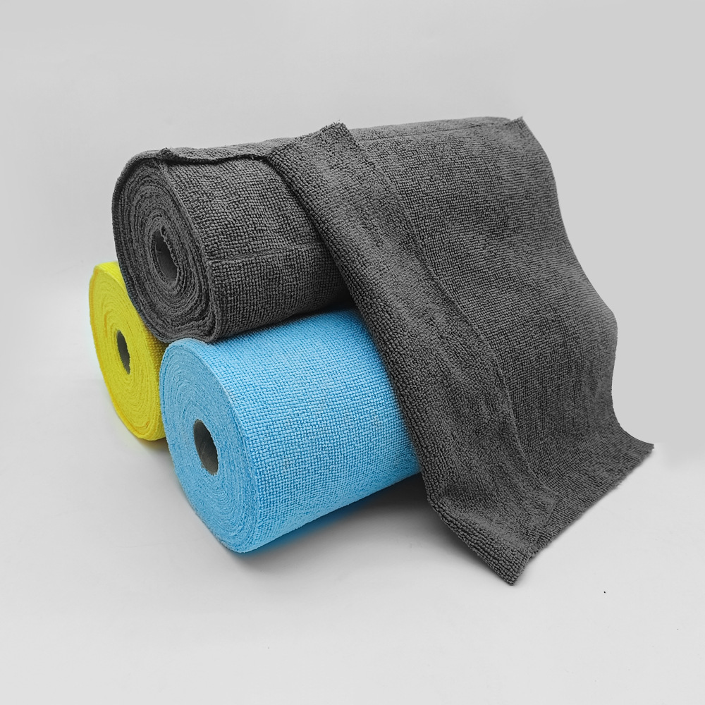 Tearable towels, ultrasonic heat-cutting edge, hand-torn towels, car wash and cleaning cloths in rolls, tearable and rolled cleaning cloths pic 13