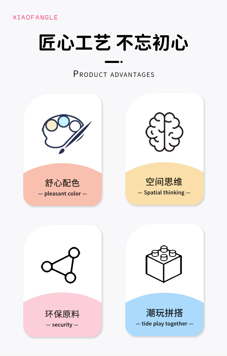 新款兼容乐高积木拼装小颗粒礼物儿童益智玩具大嘴摆件详情7