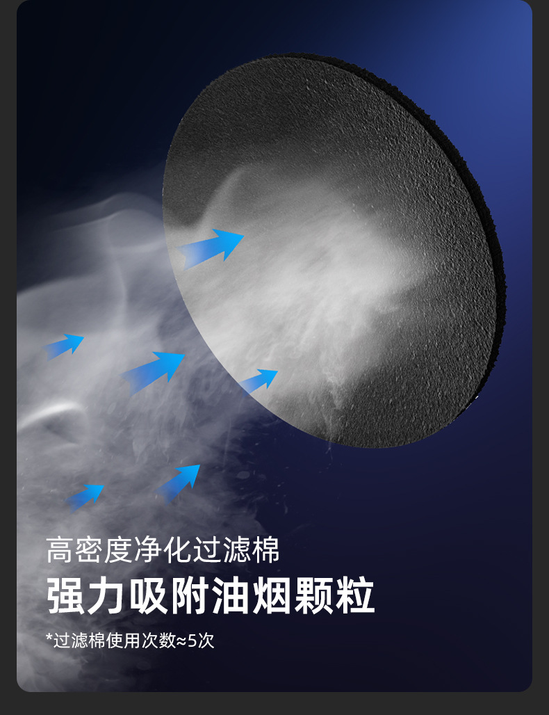 新款家用可移动便携小型油烟机户外火锅烤肉伴侣配件桌面吸油烟机详情14
