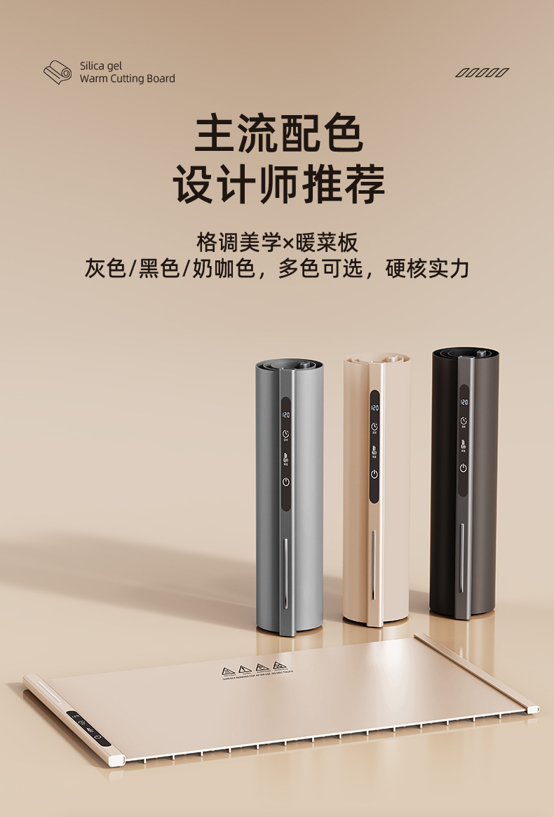 跨境家用暖菜板可折叠硅胶加热垫智能恒温饭菜保温板多功能热菜板详情19
