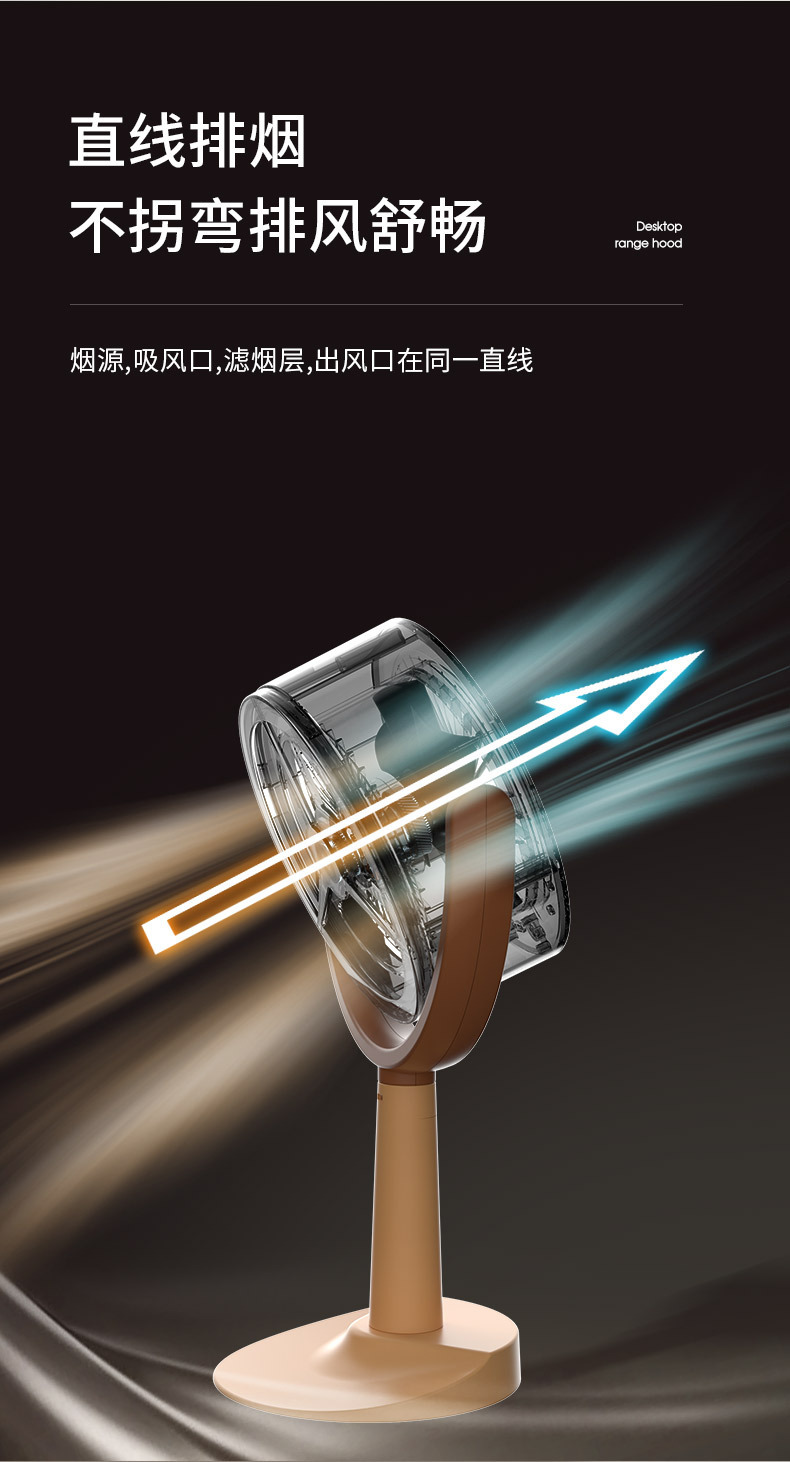 新款家用桌面油烟机便携式二合一强力吸油抽烟机火锅烧烤排烟机详情12