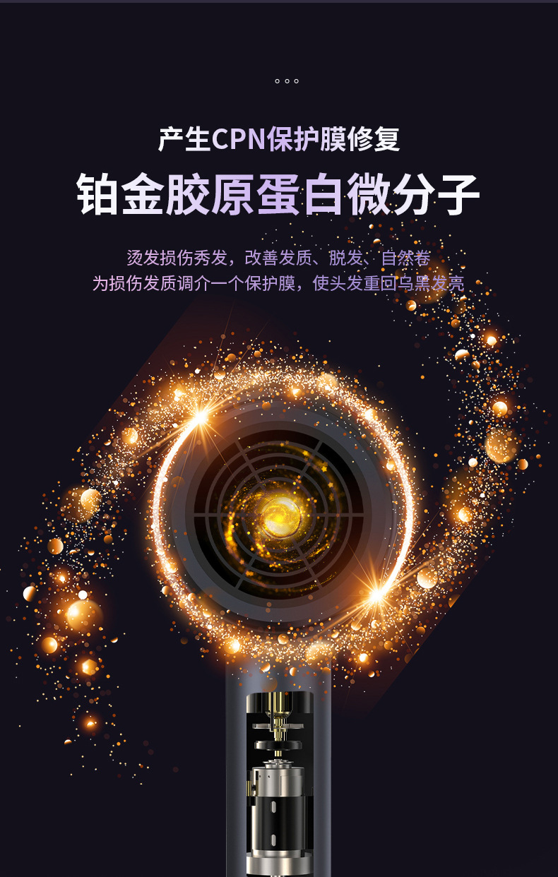 网红同款吹风机恒温护发家用电吹风学生宿舍旅游便携适用吹风筒详情8