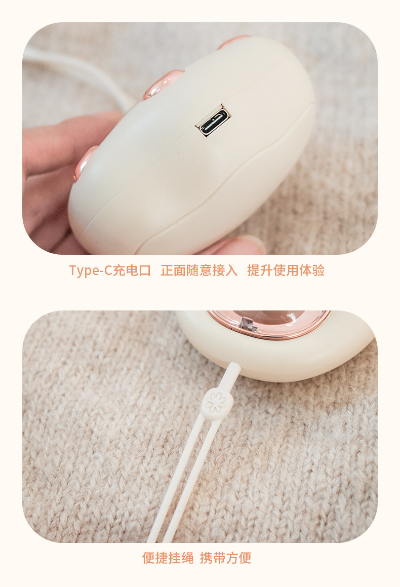 新款猫爪握手暖手宝秋冬家用暖手神器可爱迷你便携充电式暖宝宝详情10