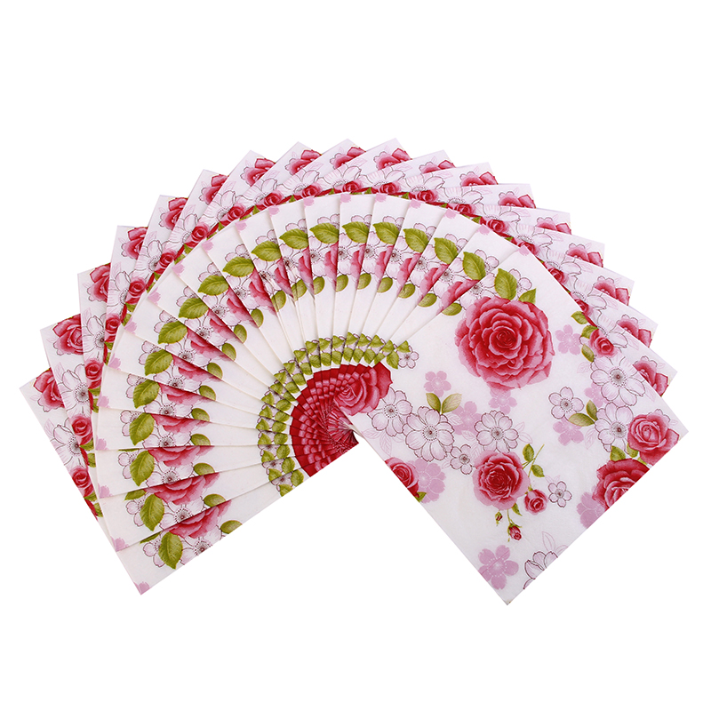 纸巾婚庆纸巾/印花餐巾纸/彩色纸巾花手帕纸厂家直销批发详情3