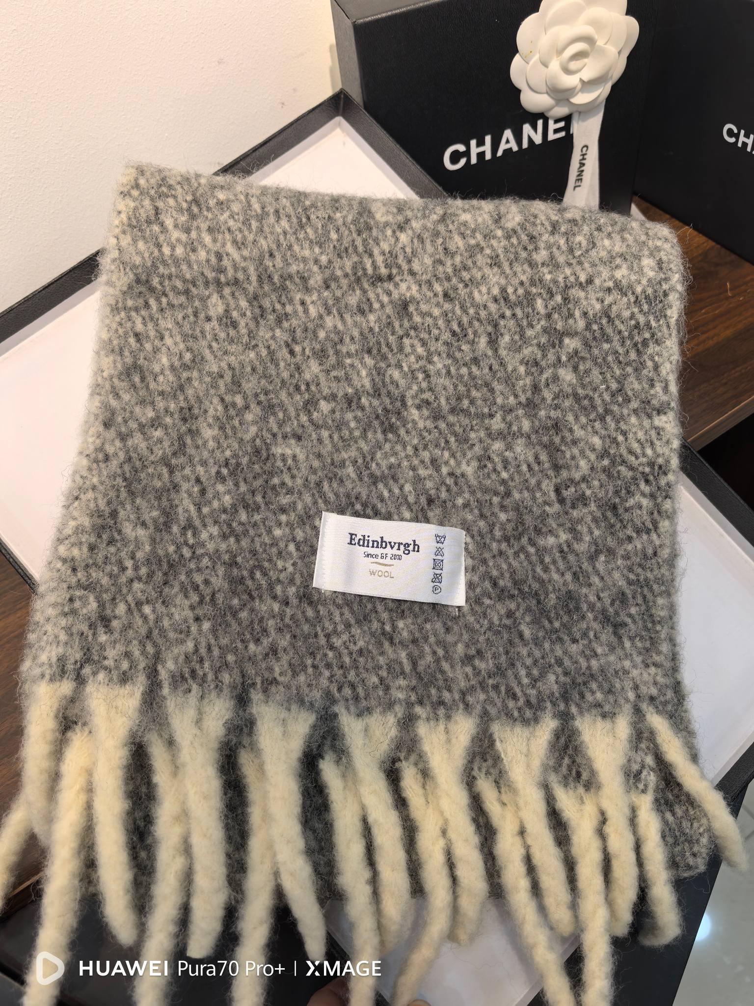 Cross-border scarf wholesale e-commerce live-streaming supply chain, vintage wool thick beard pic 1