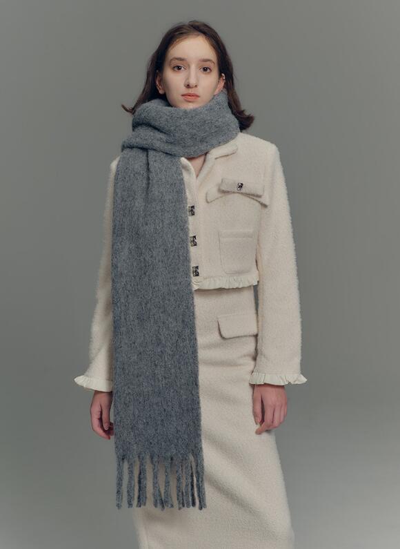Cross-border scarf wholesale, e-commerce live streaming, supply chain, new 68 wool series, interlaced wool, single color pic 8