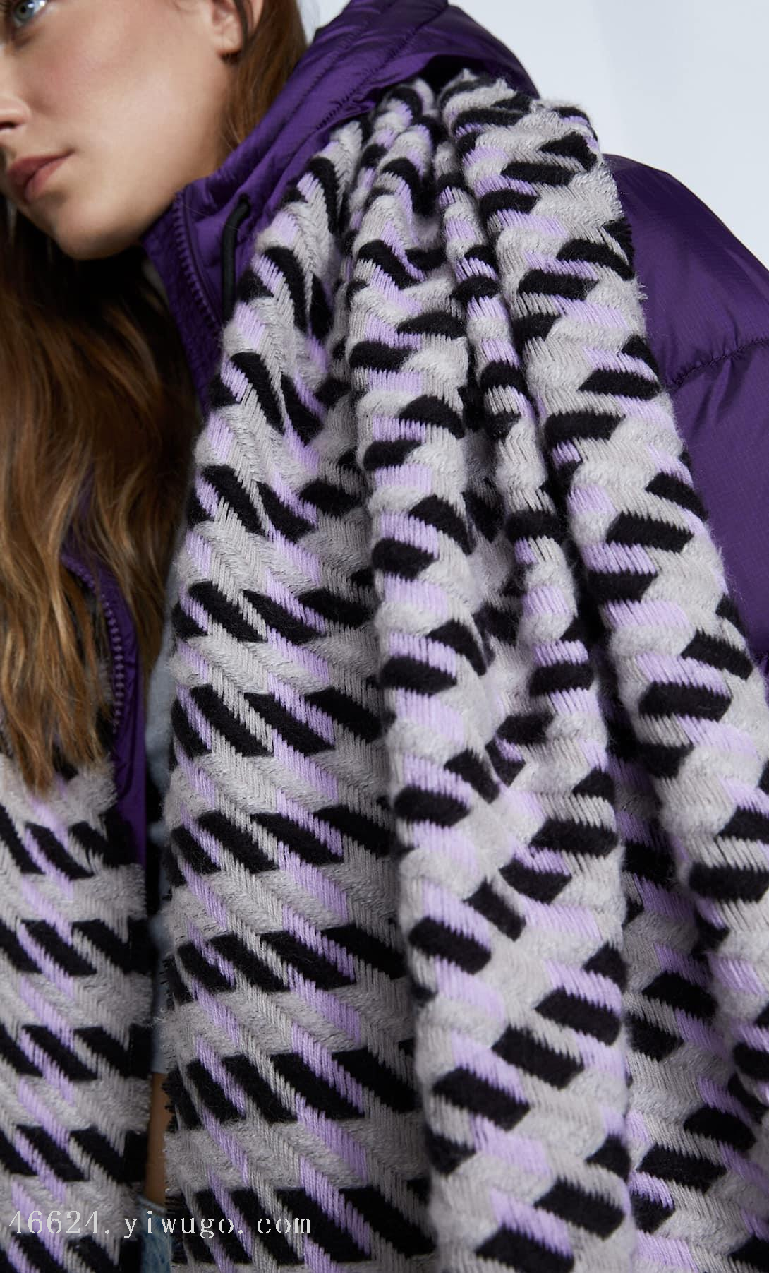 New in-stock cross-border scarves wholesale, e-commerce live streaming supply chain, European and American thousand bird pattern scarves, air conditioner shawls pic 8