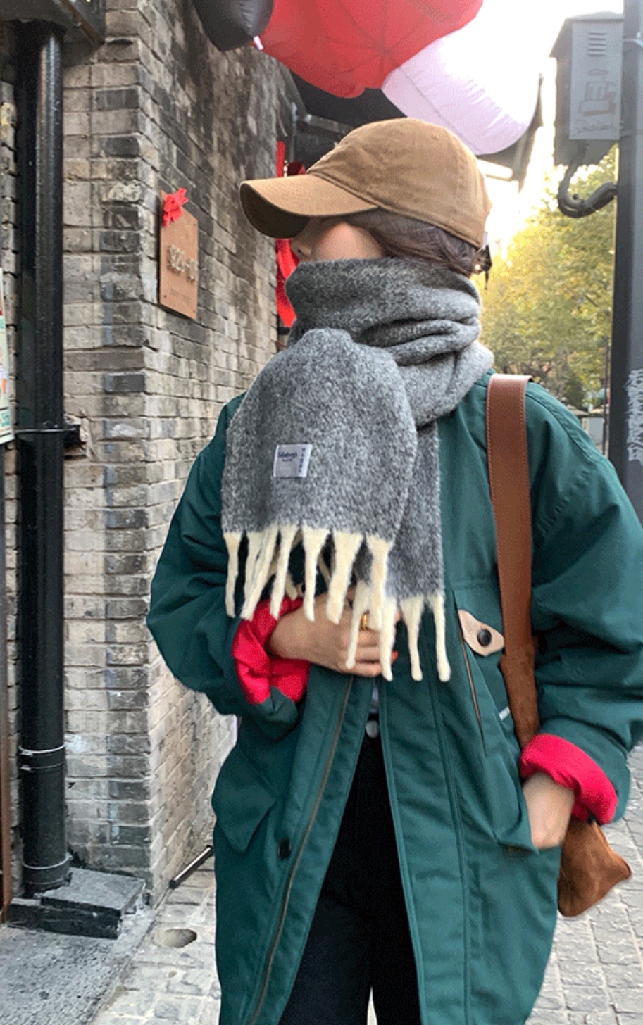 Wholesale of new vintage alpaca wool coarse beard scarves in stock for export, e-commerce live streaming supply chain pic 12