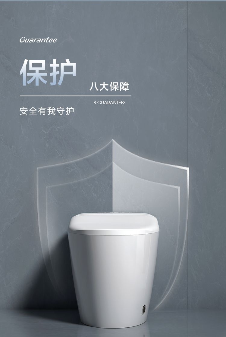 家用智能马桶座便器一体式无水压语音自动翻盖清洗烘干多功能详情20