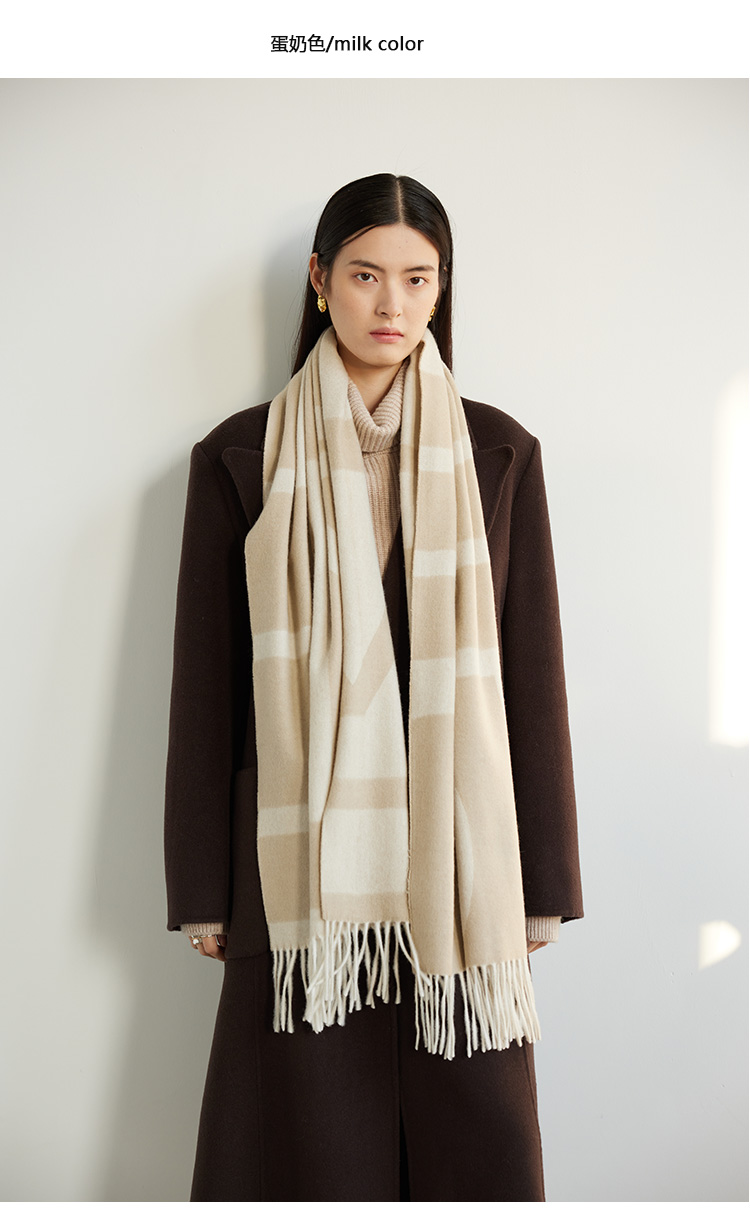 Cross-border scarf wholesale e-commerce live-streaming supply chain supply of new double-sided cashmere scarves pic 6