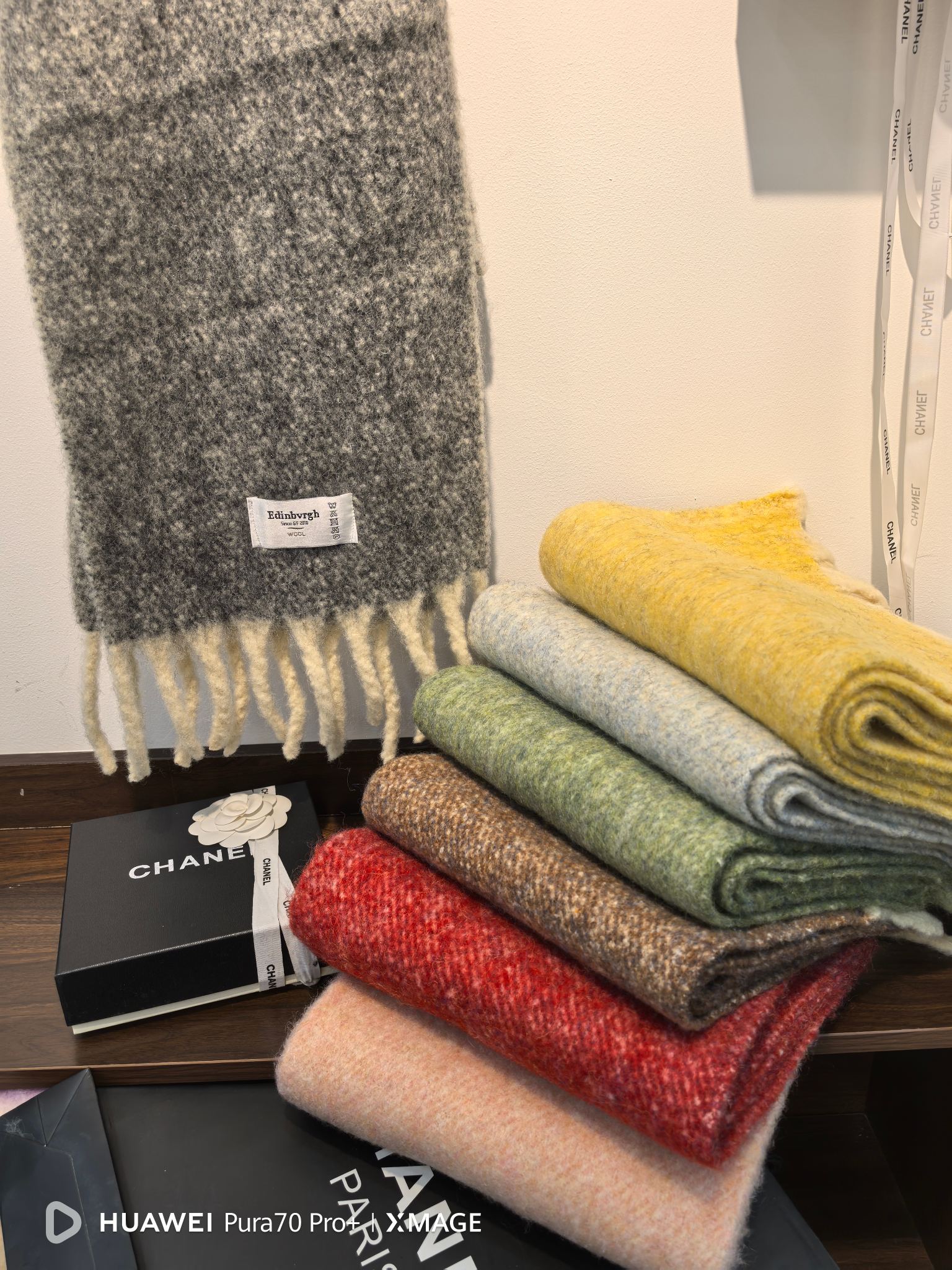 Cross-border scarf wholesale e-commerce live-streaming supply chain, vintage wool thick beard pic 4
