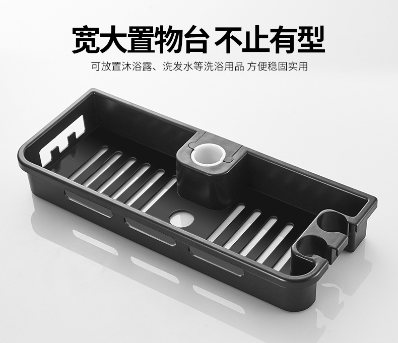 黑色全铜淋浴花洒套装洗澡冷热龙头淋雨喷头暗明装浴室淋浴器恒温详情17