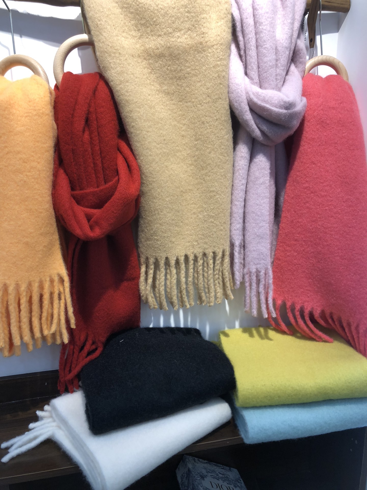 Cross-border scarf wholesale e-commerce live streaming supply chain new in stock 08 wool series, single color wool pic 7