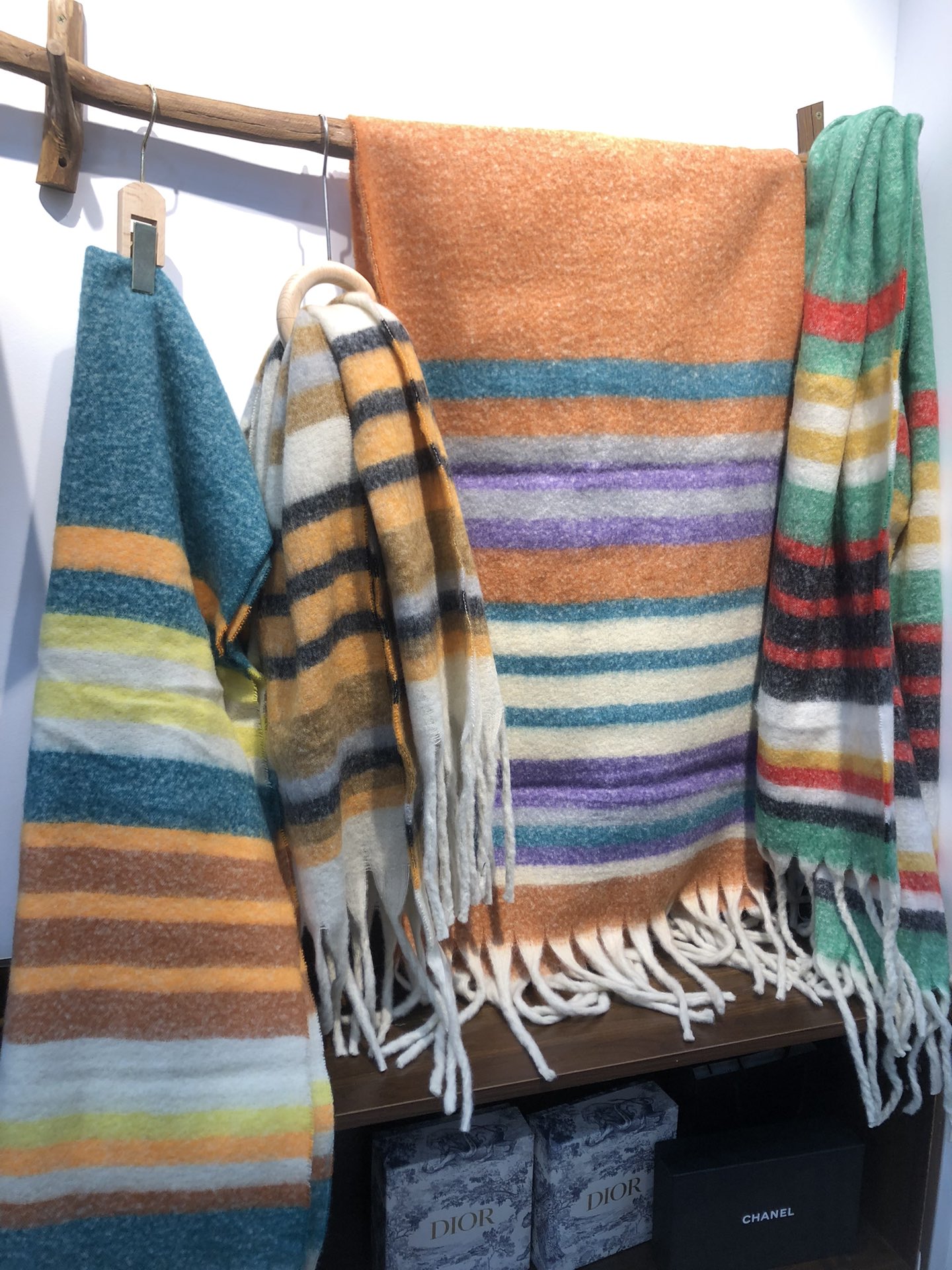 Cross-border scarf wholesale e-commerce platform 88 Cotton Candy series horizontal thick beard Scarves live-streaming supply chain pic 6