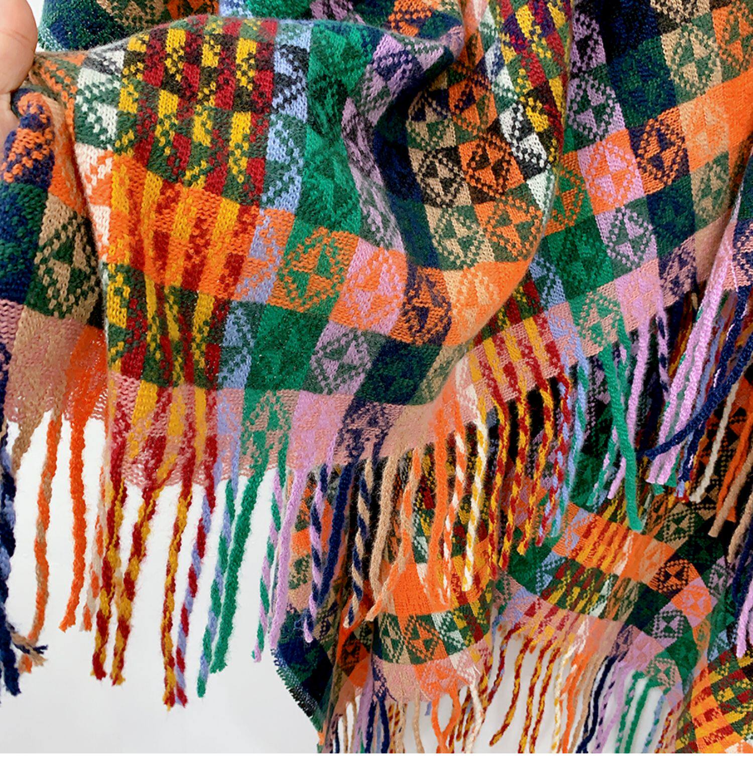 Wholesale of scarves, e-commerce live streaming, supply chain, new style shawls, ethnic style shawls pic 12