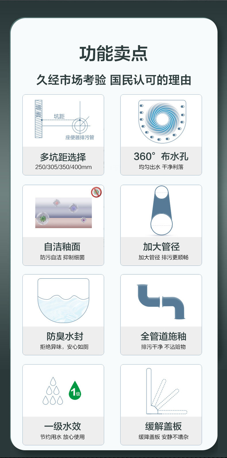 家用陶瓷马桶AB1116静音节水虹吸式坐便器酒店工程卫生坐厕简约详情3