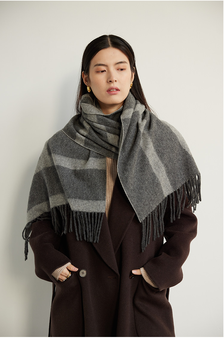 Cross-border scarf wholesale e-commerce live-streaming supply chain supply of new double-sided cashmere scarves pic 7