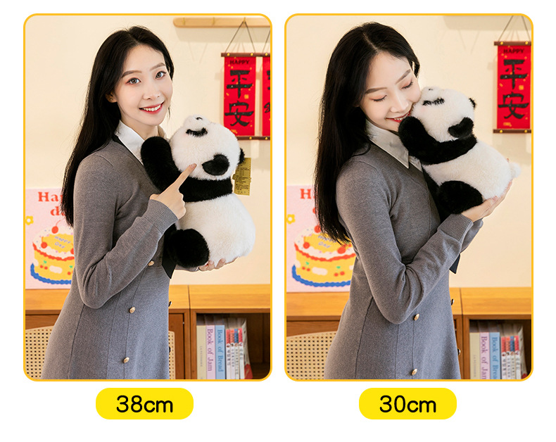 ins可爱大熊猫玩偶公仔儿童玩具布娃娃女孩睡觉抱枕熊猫毛绒玩具详情8