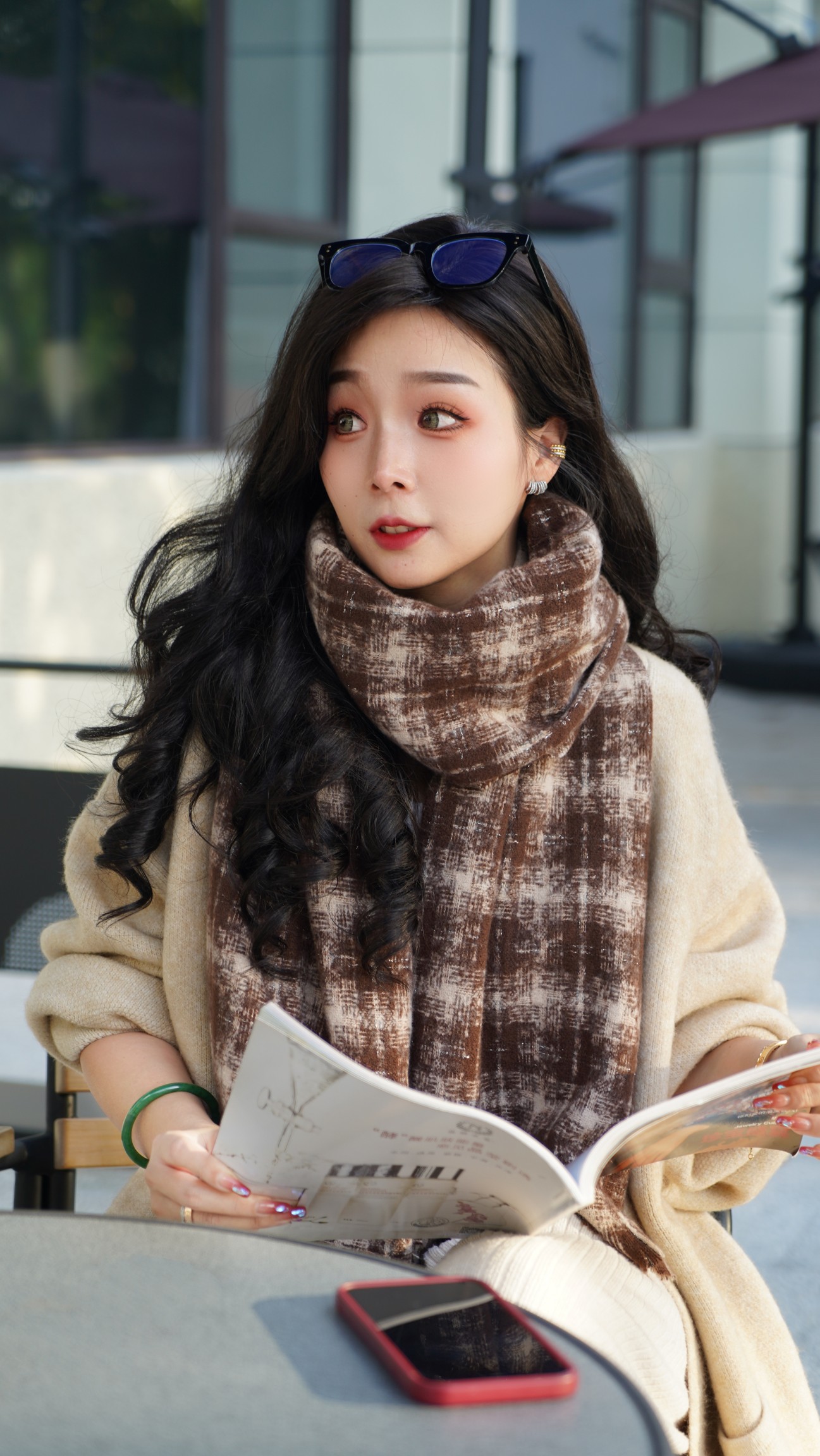 Cross-border scarf wholesale, new 40-loop yarn series, dreamy country style, e-commerce live streaming supply chain pic 2