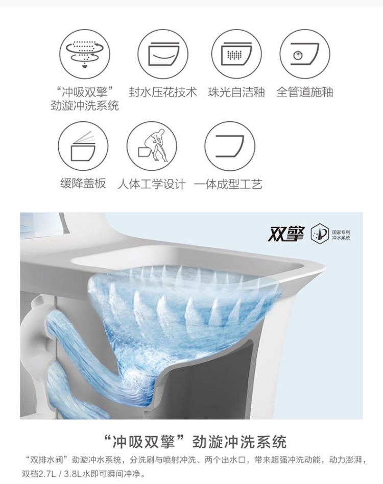 家用陶瓷马桶AB1116静音节水虹吸式坐便器酒店工程卫生坐厕简约详情16