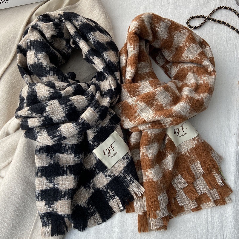 Cross-border scarf wholesale e-commerce supply 39-check series Dolag Chanel-style scarves pic 9
