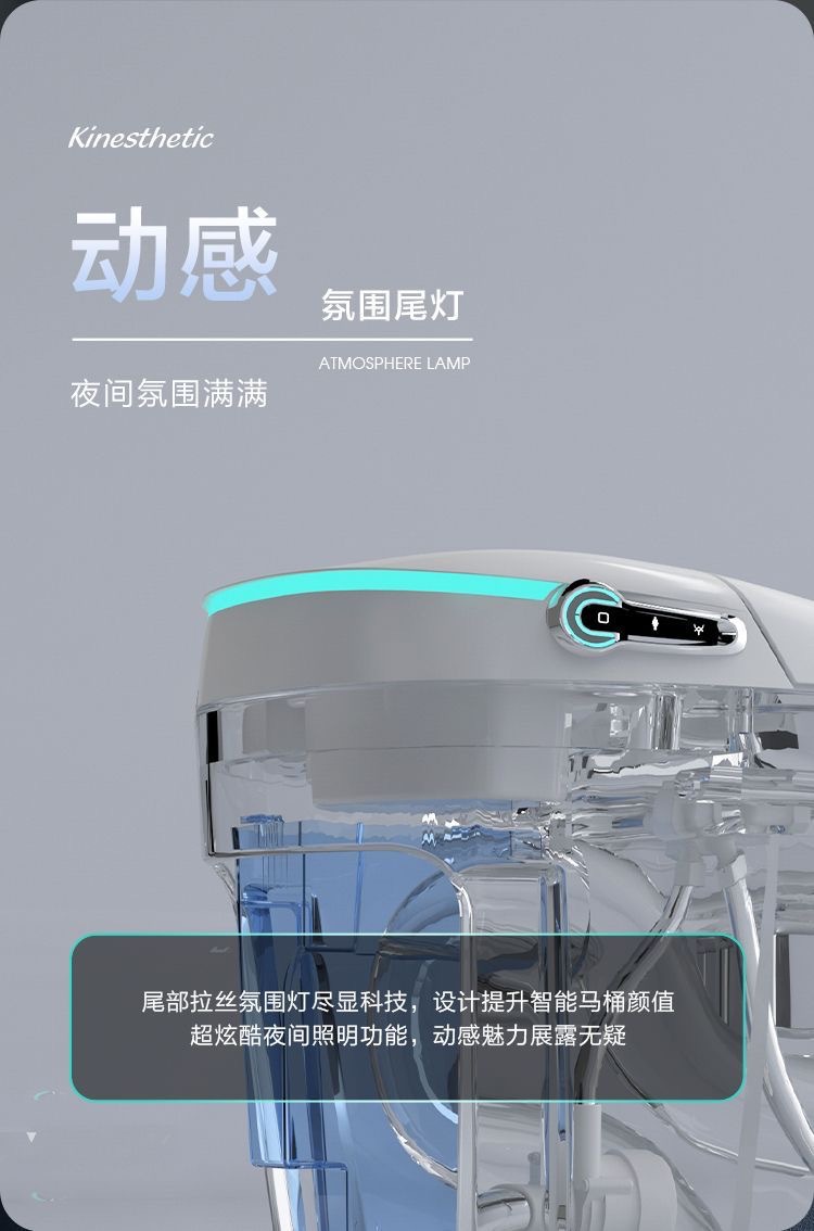 家用智能马桶座便器一体式无水压语音自动翻盖清洗烘干多功能详情11