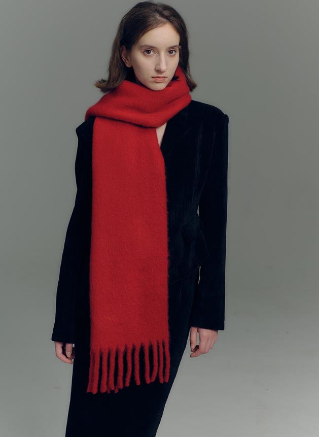 Cross-border scarf wholesale e-commerce live streaming supply chain new in stock 08 wool series, single color wool pic 5