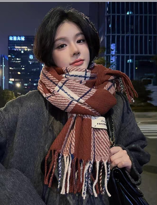 Wholesale e-commerce live-streaming supply chain for new cross-border export square twill cross-border scarves pic 1