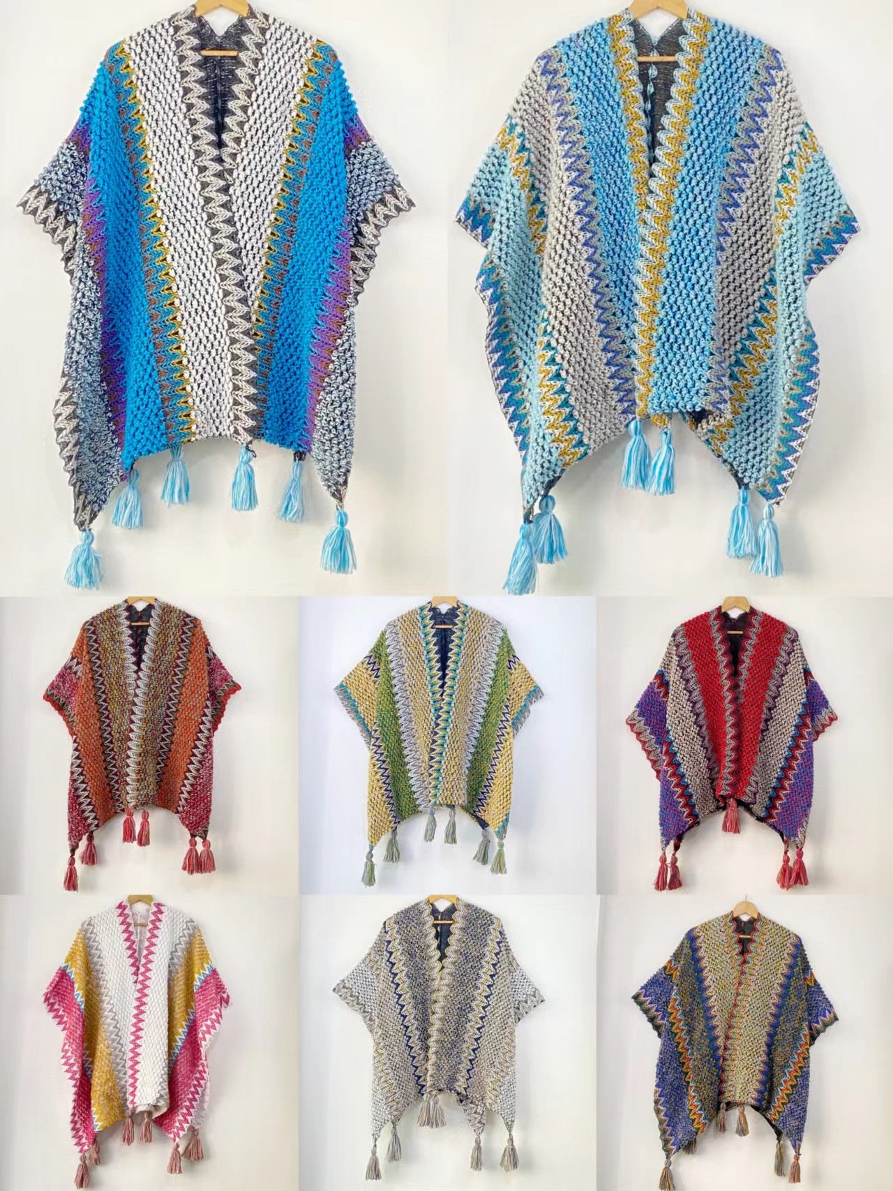 Cross-border scarf wholesale e-commerce live-streaming supply chain, ethnic style shawls pic 2