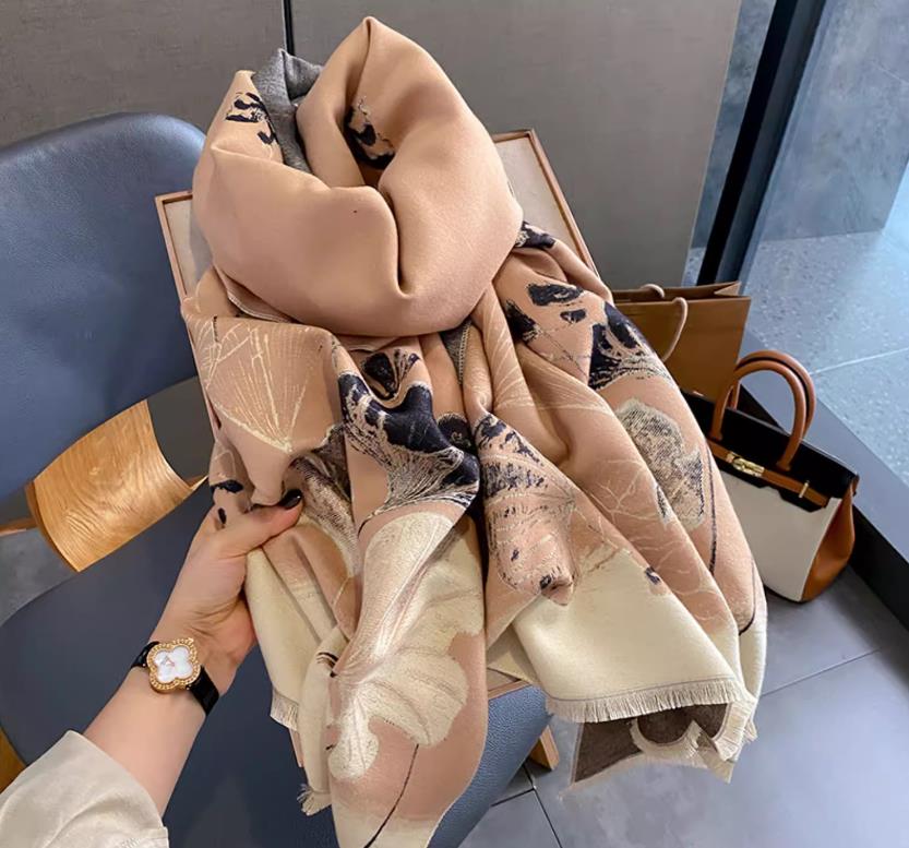 Cross-border scarf wholesale e-commerce live streaming supply chain 27 premium high-speed jacquard series lotus flower in stock pic 6