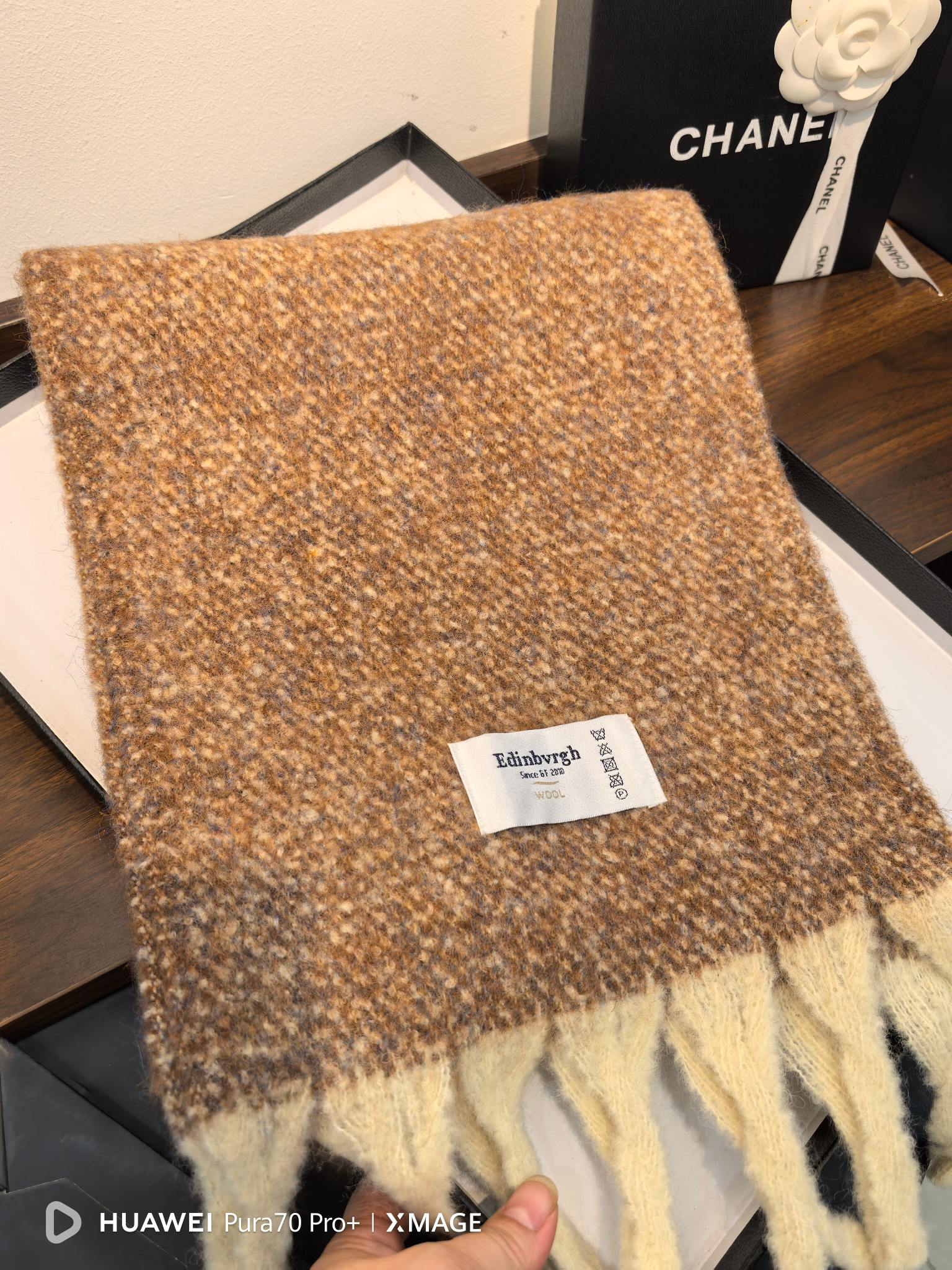 Cross-border scarf wholesale e-commerce live-streaming supply chain, vintage wool thick beard pic 9