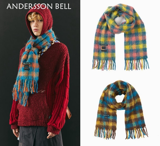 Cross-border scarf wholesale e-commerce live-streaming supply chain supply, Korean version small color checkered thick beard pic 6