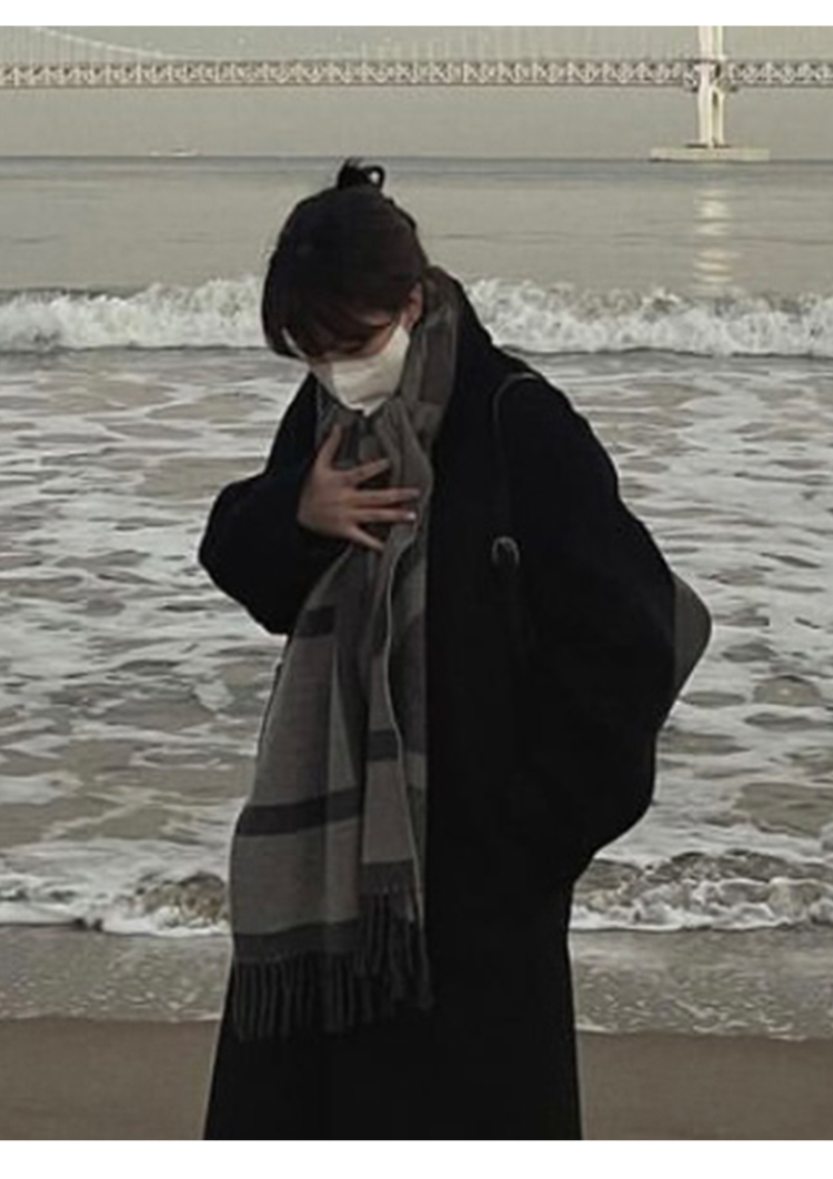 New cross-border scarf wholesale e-commerce live-streaming supply chain supply double-sided cashmere scarves pic 2