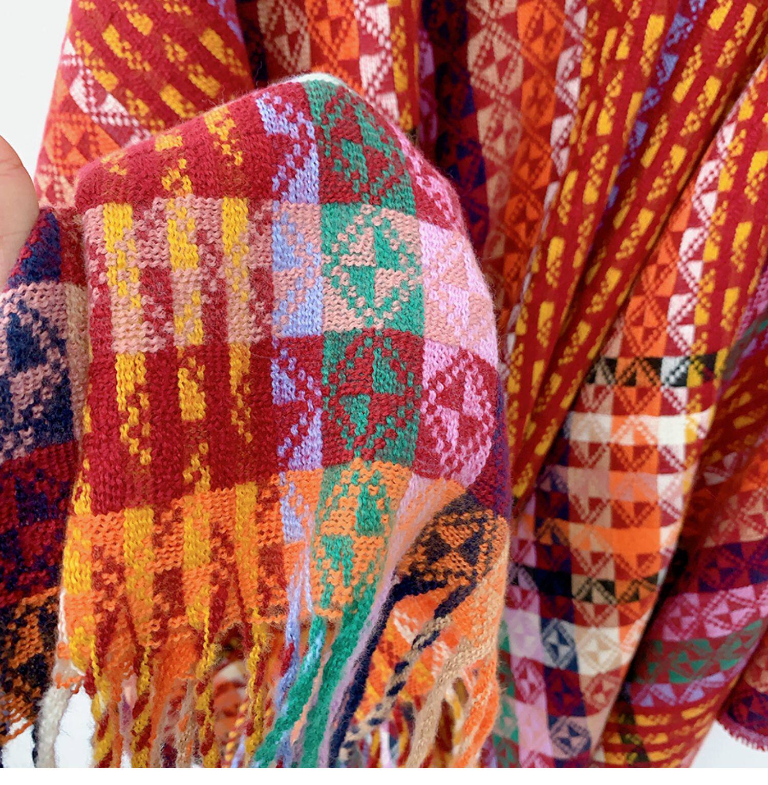 Wholesale of scarves, e-commerce live streaming, supply chain, new style shawls, ethnic style shawls pic 6