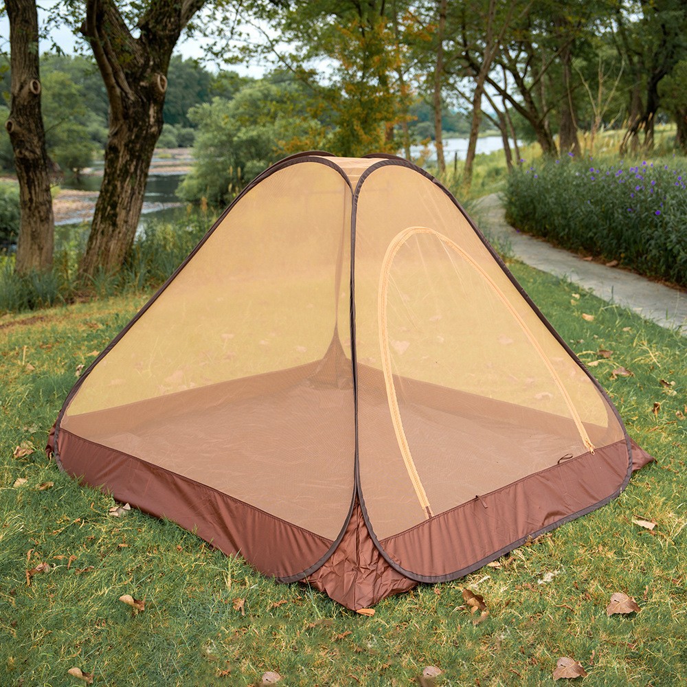 Mosquito carpa camping rápido apertura de cuenta exterior verano dos manos lanzando sin montar mosquitero pérgola toda la red viajes oriente medio pic 7