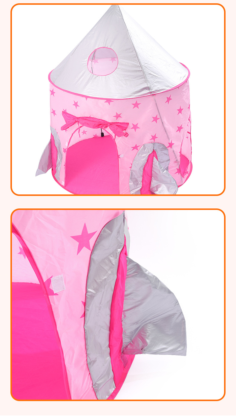 Niños pequeña tienda de campaña interior princesa juego de tres piezas juguete océano bola piscina cerca casa de juego del bebé plegable pic 9
