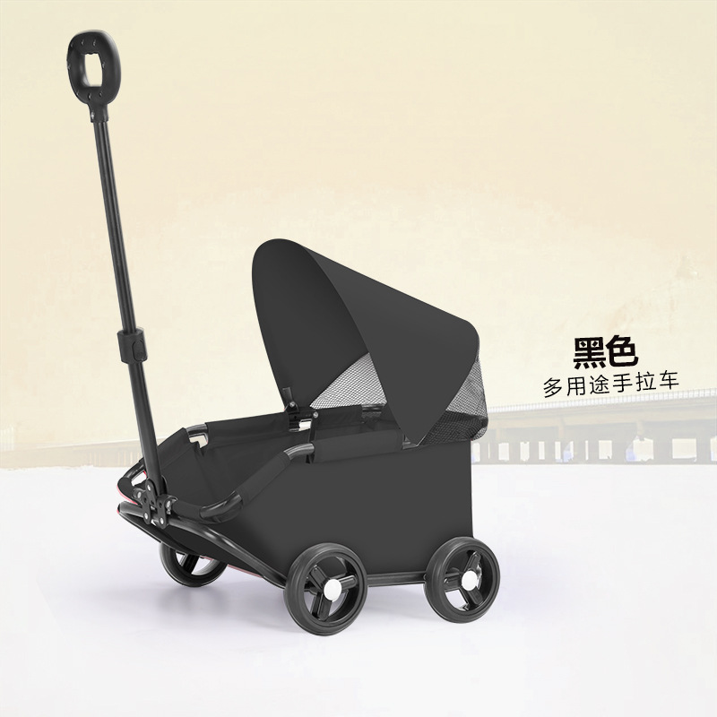 小型宠物猫狗推车儿童宝宝过家家玩具小拉车手推车外出宠物车狗车详情15
