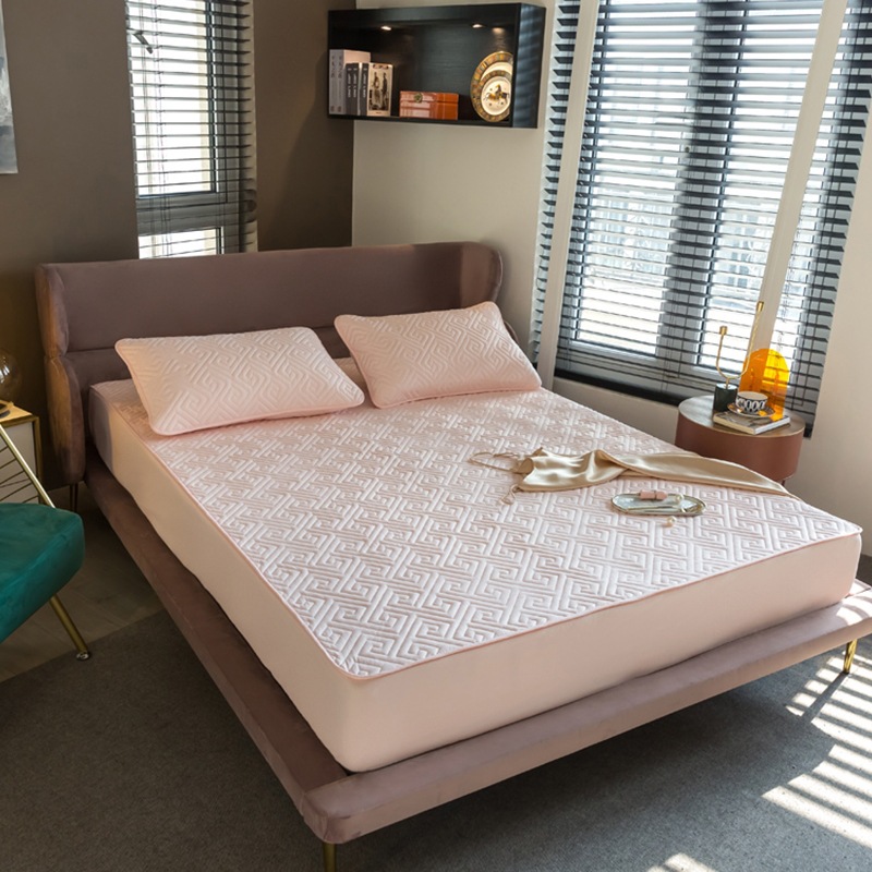 New cotton-padded thickened bed cover, home cotton-padded thickened Simmons mattress protective cover, dust-proof bed cover pic 2