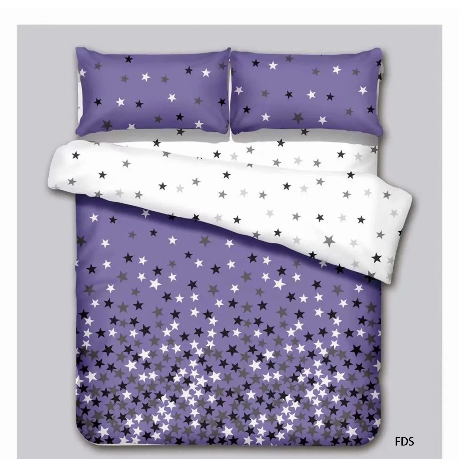 Direct sales from the manufacturer of home textile four-piece sets: Luminous four-piece sets, wholesale of home textile solid-color polka dot four-piece sets pic 5