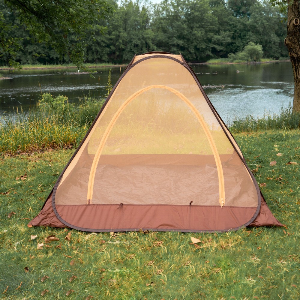 Mosquito carpa camping rápido apertura de cuenta exterior verano dos manos lanzando sin montar mosquitero pérgola toda la red viajes oriente medio pic 6