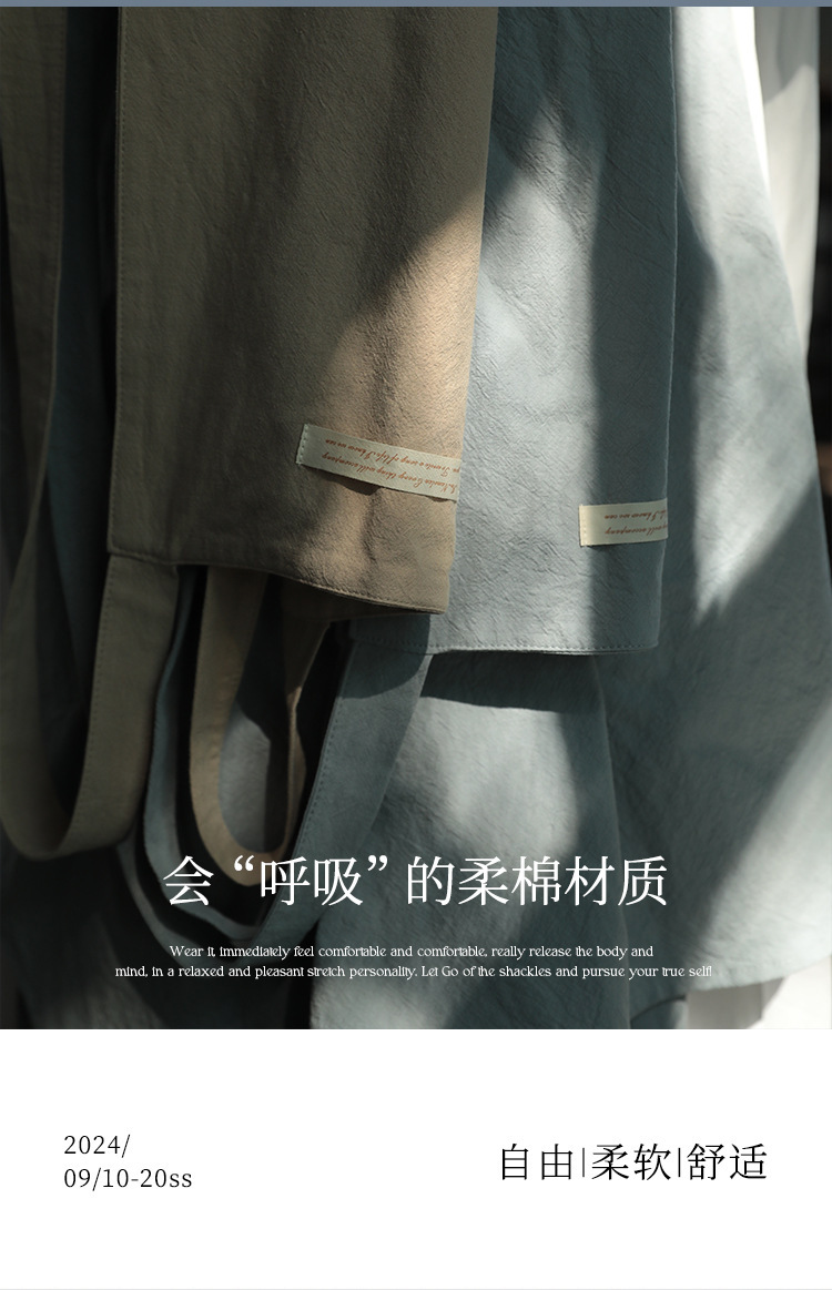 北欧品质家居厨房咖啡厅围腰韩版帆布背心围裙跨境外贸工厂批发详情11