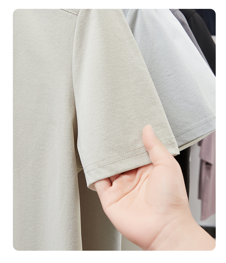 Verano hombre manga corta cuello solapa POLO casual hombre blusas cuatro cierres y botones patchwork camisetas hombre stock pic 28
