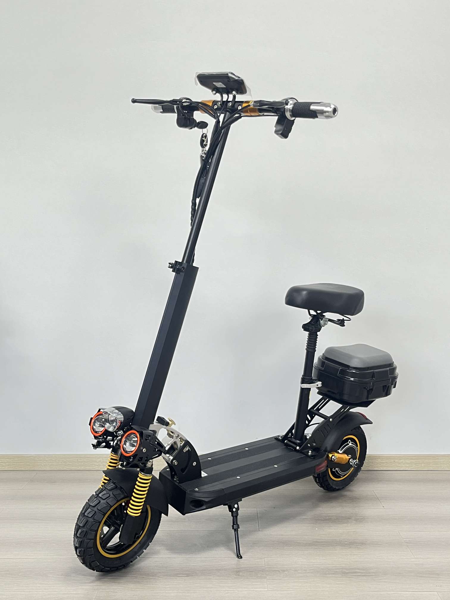 外贸【工厂直销】绿尚折叠电动滑板车锂电折叠自行车电动滑板车详情4