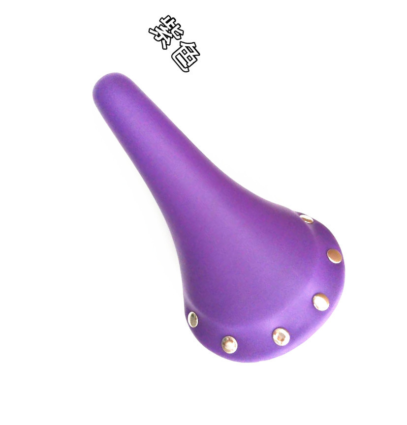 Cross-border dead motorcycle saddle, road bicycle seat cushion, colorful seat bag, retro willow nail waterproof saddle accessories pic 5